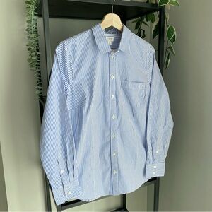 NWT J. Crew Striped Poplin Button Up Shirt in Signature Fit